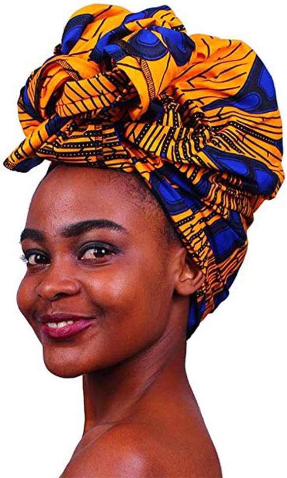 202 - African Traditional Headwrap Headtie Scarf Colorful Headwear