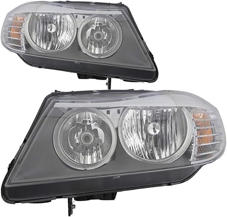 Amazon.com: For Bmw 3 Series Headlight 2009 2010 2011 Driver and ...
