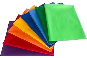 NEWAMISHQUILT 18" x 22" Fat Quarters Quilting Cotton Fabric Bundles for Sewing, 8 PCS Solid