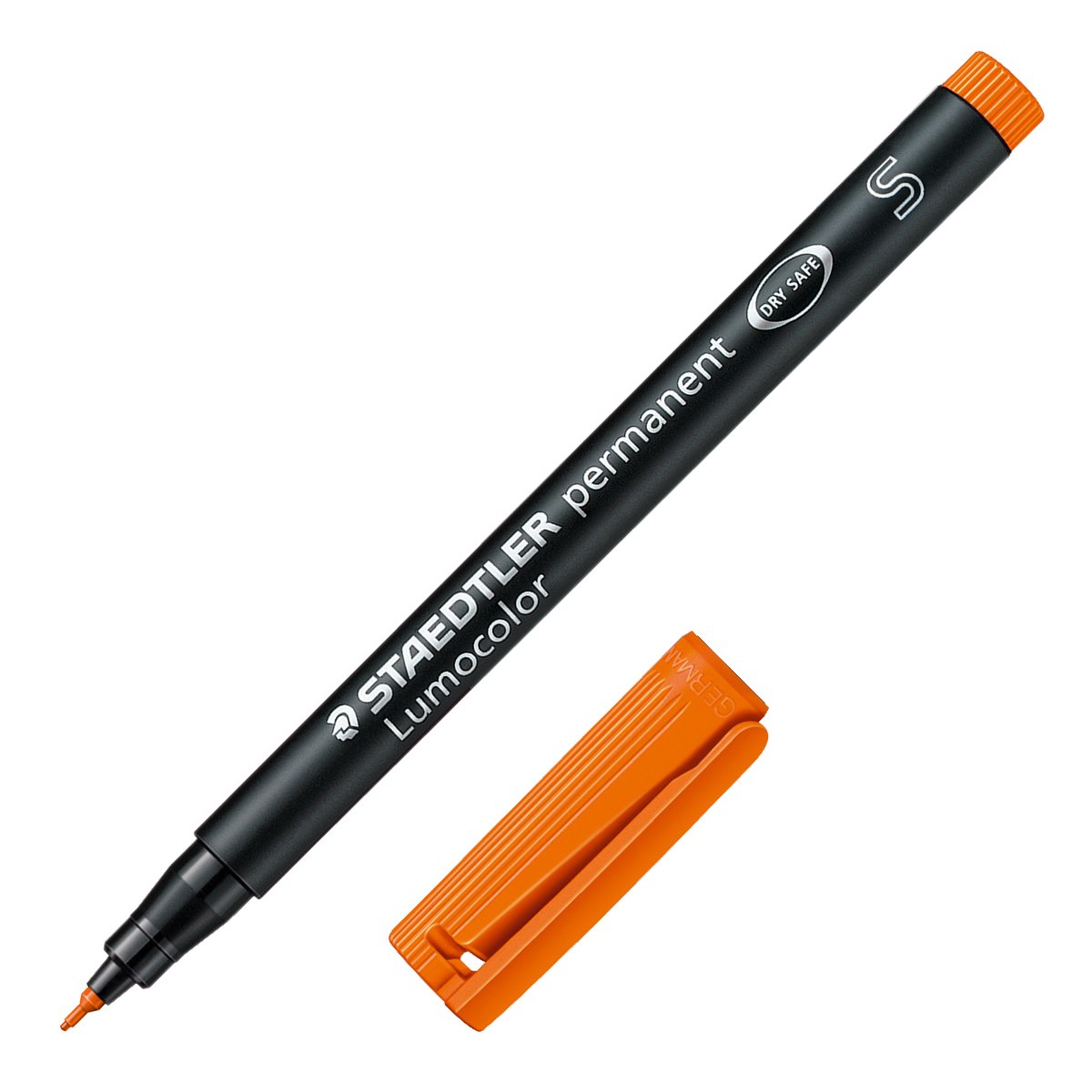 Staedtler 313 4 Universal Fineliner Pen LUMOCOLOR Permanent, S, Orange