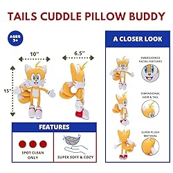 Franco Super Soft Plush Cuddle Pillow Buddy, 1