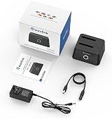 WAVLINK USB 3.0 Dual Bay SATA HDD SSD Docking Station Offline Clone 2.5 3.5 view 7
