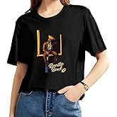 Benito Bowl Shirts Women Graphic Tee American Football Team Fan Casual T-Shirt Short Sleeve Top