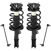 Front Struts Assembly &amp; Sway Bar Links for Toyota Corolla 2003-2008, Shock Absorber w/Coil Spring Replace 172115 172114 4PCS