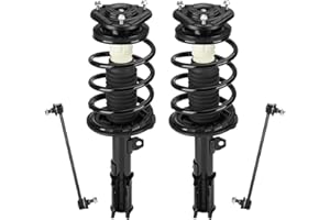 AEAGLE Front Struts Assembly & Sway Bar Links for 2003 2004 2005 2006 2007 2008 Toyota Corolla, Shock Absorber w/Coil Spring Replace 172115 172114 4PCS