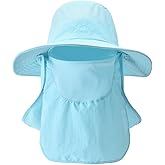 Sun Hats for Men Women Fishing Hat UPF 50+ Breathable Wide Brim Summer UV Protection Hat