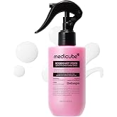 medicube Rosemary PDRN Leave in Conditioner Spray, Do-It-All Detangler | Multitasking Heat Protectant, Lightweight Anti-Frizz Primer for Dry, Damaged Hair with Biotin &amp; Keratin, Hair Care, 6.76fl.oz