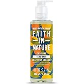 Faith In Nature Natural Grapefruit and Orange Hand Wash, Invigorating, Vegan and Cruelty Free, No SLS or Parabens, 400 ml
