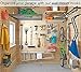Dirza Utility Hooks Wall Mount Tool Holder U-Hooks for Home Garage Storage Organizer Garden Tools Shovels Rake Stroller Ladder Black 5 Pack