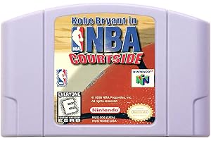 INSTR N64 games Cartridge Kobe Bryant's NBA Courtside NTSC Version Retro Games reconstructed (Renewed)
