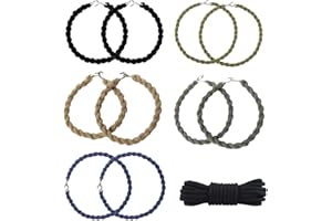 Ladiz 10 Pcs Elastic Boot Straps,Boot Blousing Straps Garters With Metal Hooks Shoelaces For Women Men Air Navy Army Force(Fi