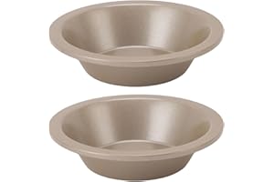 Hamburger Bun Mold Carbon Steel Non Stick Cake Pan Baking Mold Gold for Home Baking Kitchen