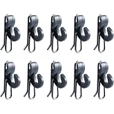 Shuaigetoao 10 Pcs Sea Fishing Tackle Impact Clips Stainless Steel Fishing Impact Bait Clips Sea Fishing Bait Clips for Freshwater Saltwater Sea Fishing