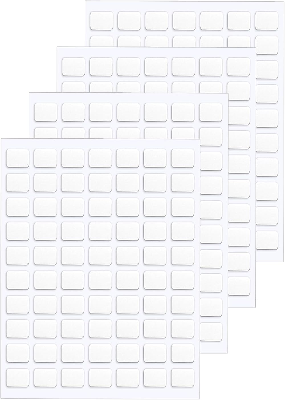 JANYUN 140 Pcs Double Sided Sticky Dots 8x10 mm Clear Removable Putty