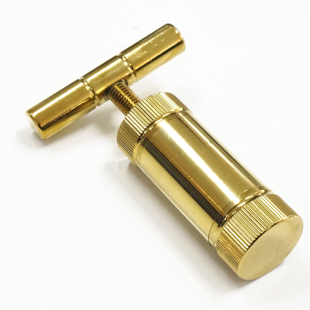 Golden T Press 3.5" Tool Pollen T Press Heavy Duty Metal T Shape, Spice Pollen