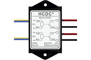 HCDC Dual SPST-NO 10 Amp Power Relay Module (AC/DC 24V)