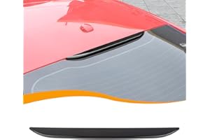 Hoolcar Third Brake Light Cover High Mount 3rd Blake Stop Reverse Cargo Light Cover Trim Exterior Accessories for Ford Mustang 2015-2024, Smoked Black