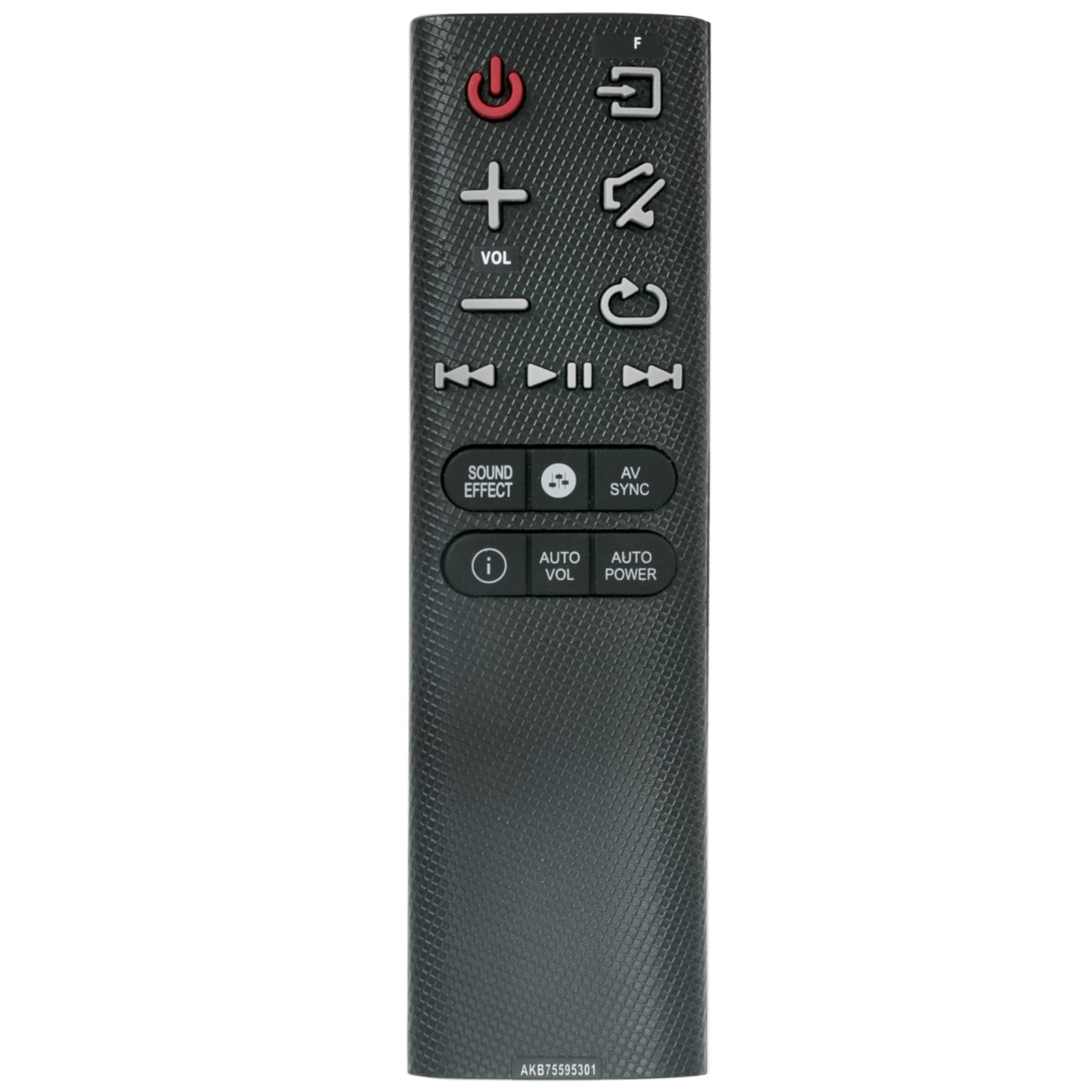 AKB75595301 Sub AKB75475301 Replacement Remote Control Fit for LG Sound Bar SK6 (SK6, SPK5-W) SK6Y (SK6Y, SPK5B-W) SK8 (SK8, SPK8-W) SK8Y (SK8Y, SPK8-W) SK9Y (SK9Y, SPK8-W) SK10Y (SK10Y, SPK8-W)