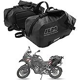 ILM Motorcycle Saddlebags Waterproof Motorbike Side Bags Panniers Large Capacity 48L(24L*2) Adventure Dual Sport BS3