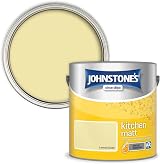 Johnstone's Kitchen Paint Lemon Daze Matt Finish 2.5L Grease Resistant view 2