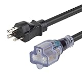 10-Feet (3.0 Meter) 20 Amp-250 Volt Nema 6-20P
