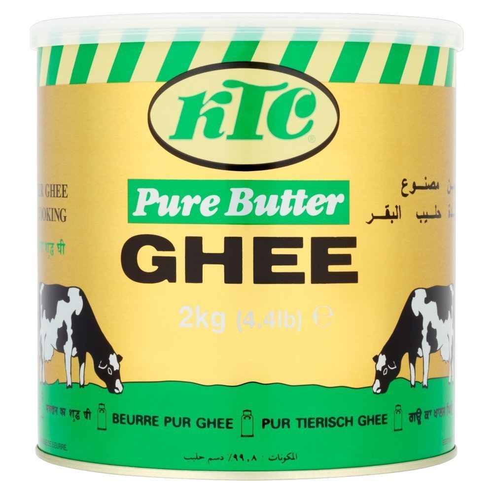 KTC Pure Butter Ghee 2 x 2kg Amazon.co.uk Grocery