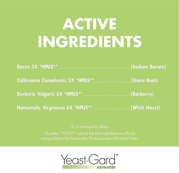 YEASTGARD ADVANCED HOMEOPATHIC YEAST TREATMENT VAGINAL GEL -WHITE 1 OZ