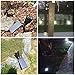 Solar Spotlight Lights 2 in 1 Motion Sensor Landscape Lights 6 LED Waterproof Outdoor Security Lighting Adjustable Wall Light Auto On/Off for Yard Garden Driveway Pathway Pool Tree Patio