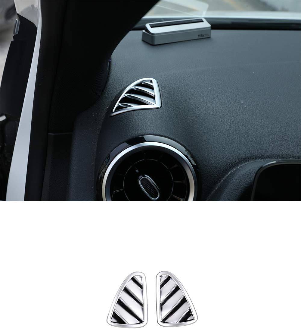 Chrome ABS Car Air Vent Cover, Dashboard Air Vent Outer Cover for Benz GLB 2020