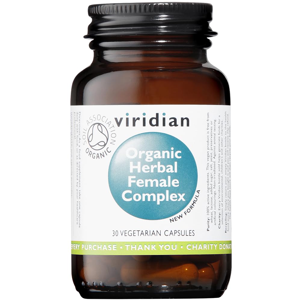 Viridian Organic Herbal Female Complex 30 vegi caps
