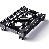 Hovadova Computer Tower Stand, Mobile CPU Holder, Fits Most PC | Adjustable Wide PC Stand for Floor and Carpet, Improve Airflow, PC Riser with 4 Locking Wheels, 110 lbs Support