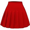 FindDress Pleated Skirts for Women Mini High Waist Skater Tennis Skirt A-line Cheerleader Skirt