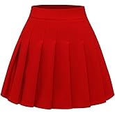 FindDress Pleated Skirts for Women High Waist Mini Tennis Skater Skirt Casual Basic Skirts Cheerleader