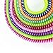 Restonc 10pcs Spring Protector Cover Cable Line for Phone USB Data Sync Charging Cable (Double Color(Mixed))