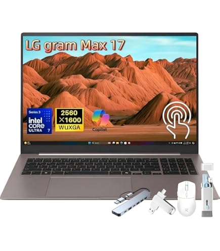 Amazon.com: LG gram 17” Lightweight Laptop, Intel® 12th Gen Core