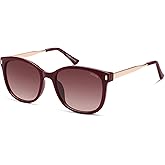 SOJOS Classic Square Polarized Sunglasses for Women Oversized Trendy Retro UV Protection Shade SJ2640