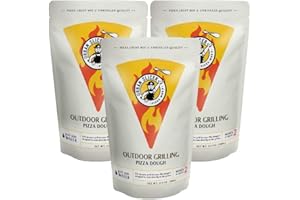 Urban Slicer Pizza Worx - Outdoor Grilling Pizza Dough - At-Home Pizza Making Kit for Crispy Thin Crust - 13.4 oz. Bags - 3 Pack - Makes 6 Pizzas