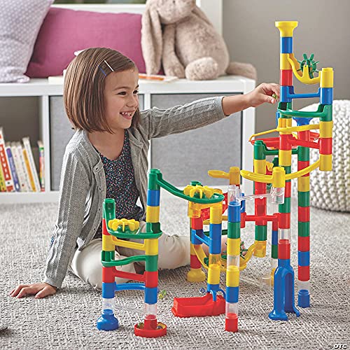 Marble Run: 123 Piece Set (103 Durable Pieces and 20 Marbles) Exclusively at MINDWARE!