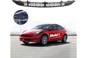 CHIYLE 2021-2024 Tesla Model Y Front Grill Mesh Grille Grid Inserts [Upgrade Design],Air Inlet Vent Grille Cover Replacement for Tesla Model Y Accessories 2024 2023 2022 2021