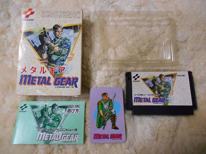 Amazon Fc メタルギア 箱説付 付属品キャラカード付 動作確認ok 同梱ok ファミコン おもちゃ ホビー