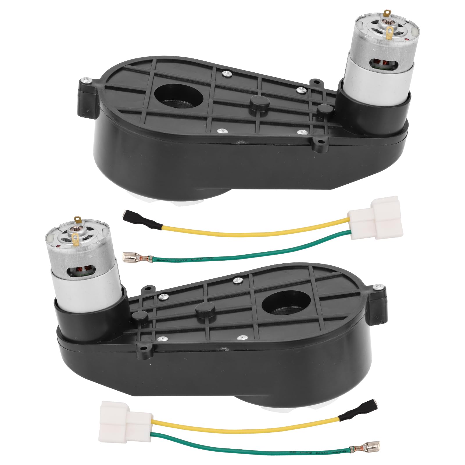 2pcs Kids Ride on Car Motor Gearbox, 24V-RS555 Toy Car Gearbox Electric Motor Upgrade Motorcycle Gearbox High Speed Drive Engine Parts for Kids Ride On Toys Car