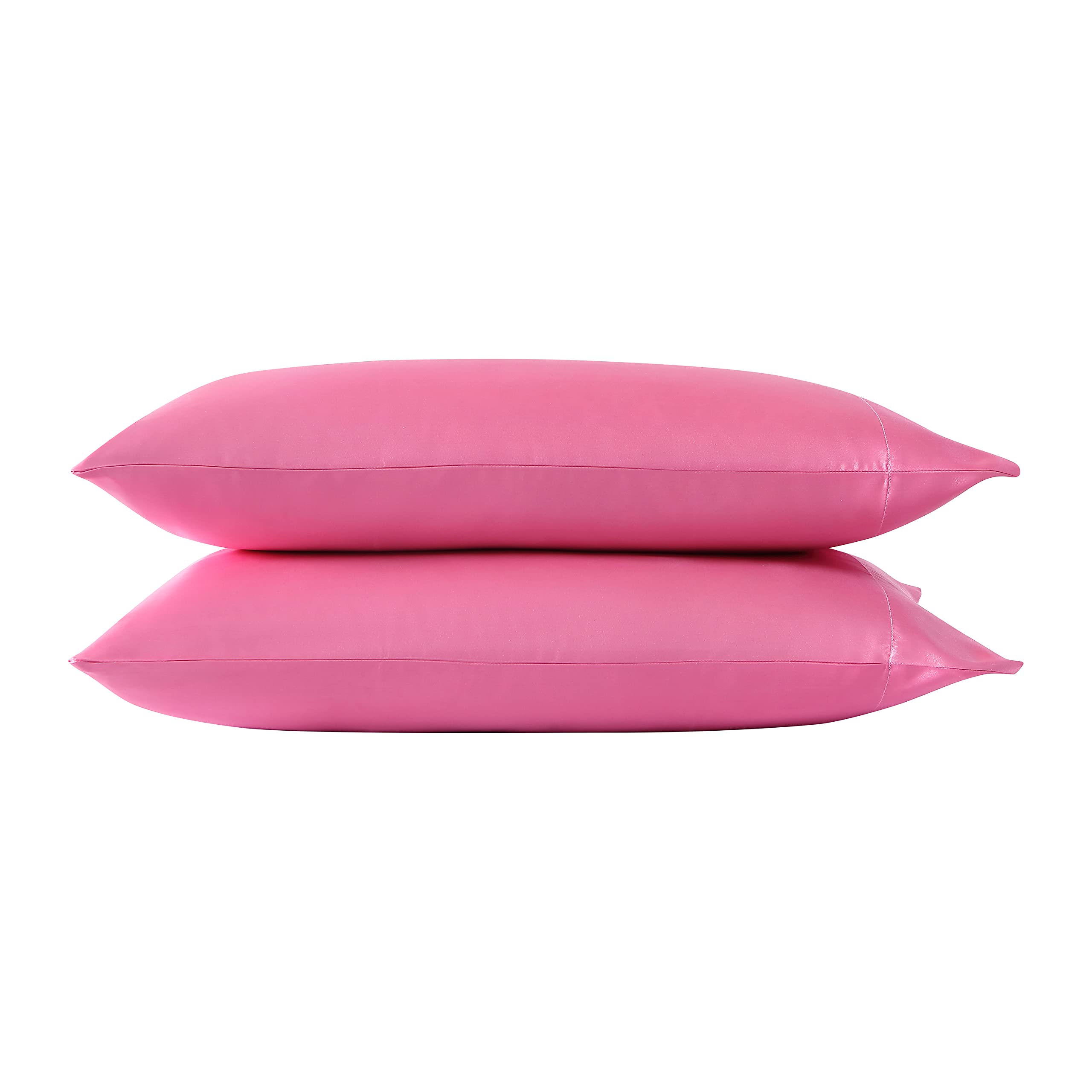 Photo 1 of Betsey Johnson - Standard Pillowcase Set, Luxurious Satin 2 Piece Bedding Set, Designer (Pink, 20" x 30")