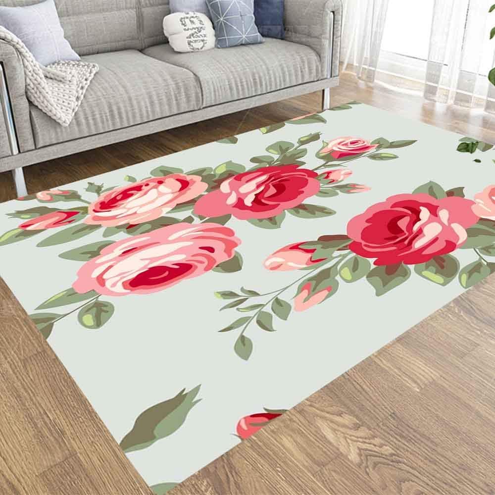 Abstract Area Rug, Musesh Area Rug Small Area Rug 2X3 Play