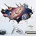 Kaimao Wall Decal 3d Mural a Corner of Star Universe Removable Wall Stickers for Wall and Ceiling Home Decor