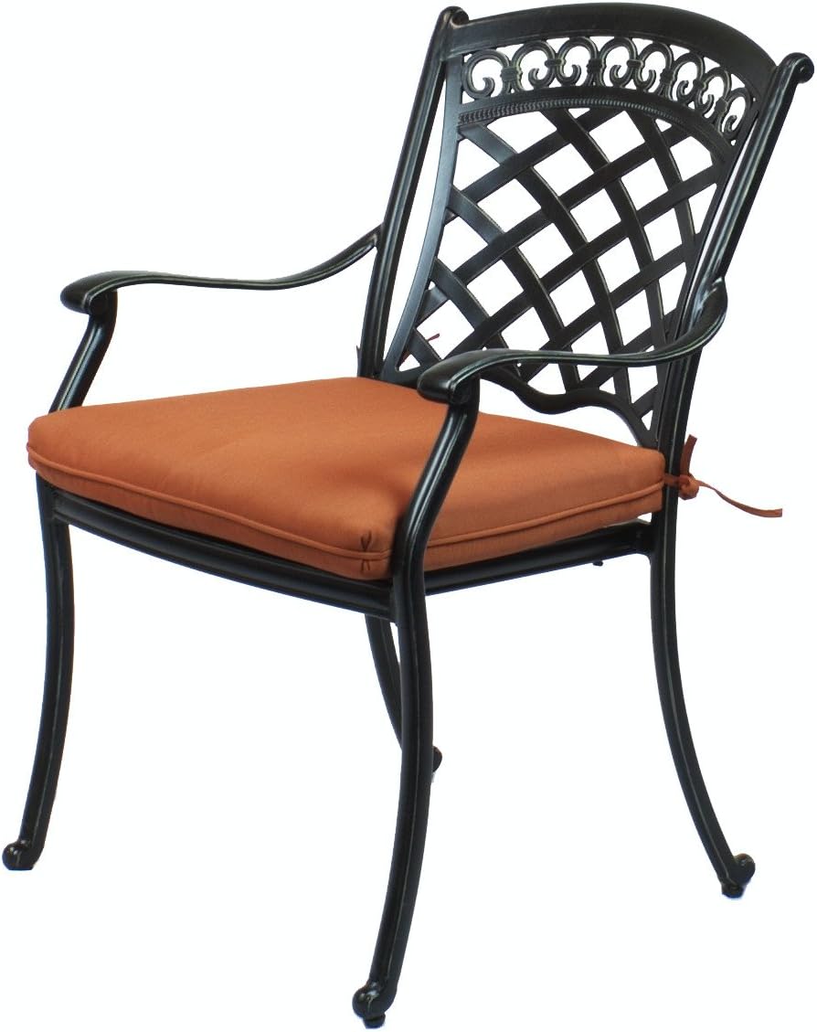 summerset casual outdoor furniture on Summerset Casual 4 St Tropez Cast Aluminum Dining Chairs With Cushions Amazon Ca Home Kitchen