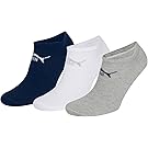 Puma Sneaker Invisible Sneaker Boot Socks (Pack of 3) - Navy, EU 43-46