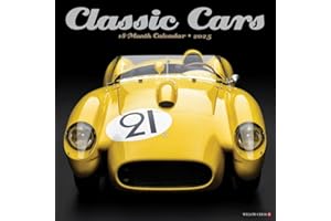 Classic Cars 2025 12" x 12" Wall Calendar