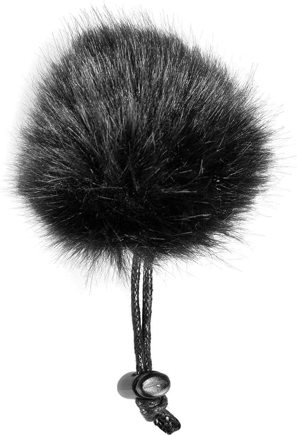 comica Pack of 3 Fur Windscreen for Microphone Mini Microphone Fur Microphone Windscreen Muff - Image 3