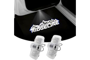 uunonaha 2Pcs Car Door LED Logo Projector Welcome Lamp Door Light Ridgeline Puddle Lights Kit Compatible with Ridgeline Accessories (Ridgeline 01)