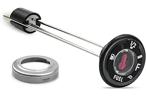 GUZIKO Gas Tank Fuel Gauge Meter Fits for Yamaha Grizzly 600 Big Bear Kodiak 400 ATV Gas Tank Cap Fuel Level Gauge Replacement 4SH-24260-11 4SH-24261-00